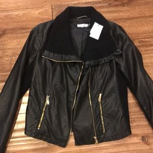 Calvin Klein Faux Leather Jacket